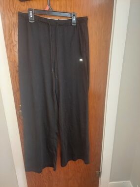 Victoria's Secret Black Wide-Leg Lounge Pajama Pants